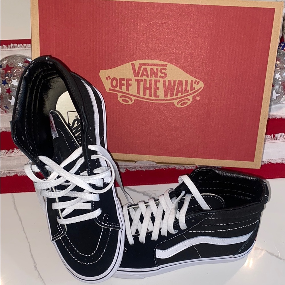 Vans Classic Black and White High-Tops